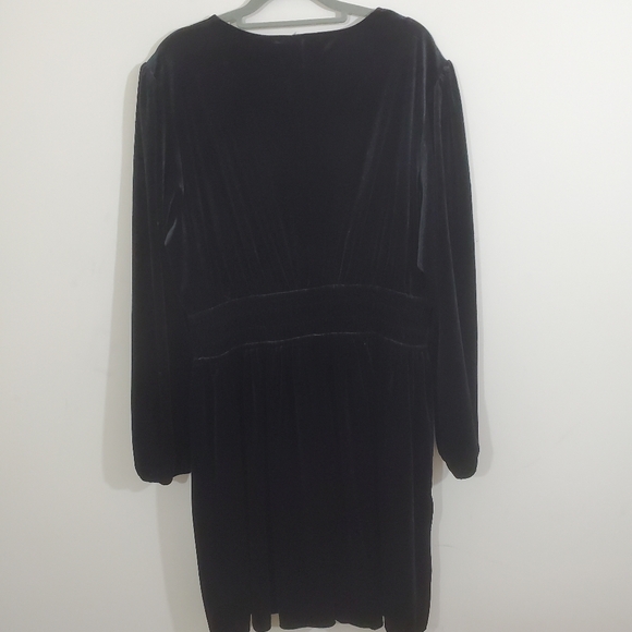 NWT GAP Velvet Mini Dress Black Size XL Evening Party Event - Picture 8 of 10